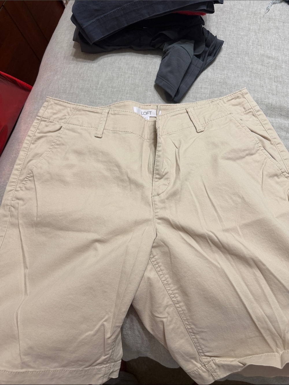 LOFT Womens Beige Shorts